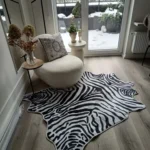 Chic 3 D Striped Luxury Rug: Washable, Anti-Slip Modern Style photo review