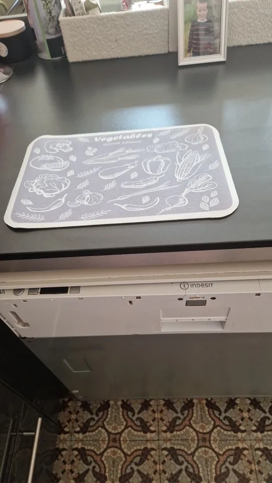 Eco-Friendly Super Absorbent Kitchen Mat for Effortless Drying photo review