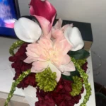 Lifelike Calla Lily Faux Flowers Set - Elegant Decor Choice photo review