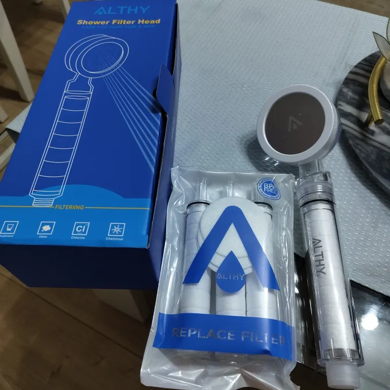Revitalize Your Shower: ALTHY Spa Shower Head with Filter photo review