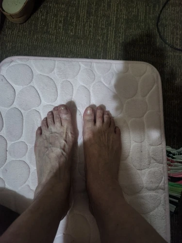 Luxurious Microfiber Pebble Mat for Stylish Home Comfort photo review