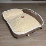 Cozy Cotton Pet Bed with Non-Slip Base for Ultimate Comfort photo review