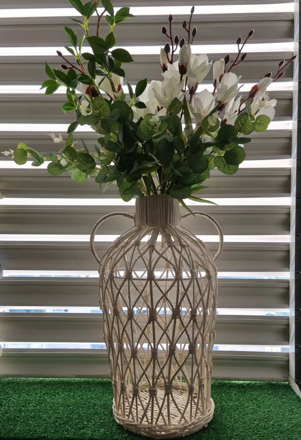 Elegant Magnolia Silk Flower Set - 5 Forks, 20 Heads for Home Decor photo review