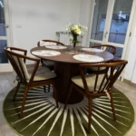 Modern Style Carpets for Living Room Home Fluffy Soft Floor Mat Thicken Anti-slip Bedroom Decor Round Carpet Washable Lounge Rug photo review