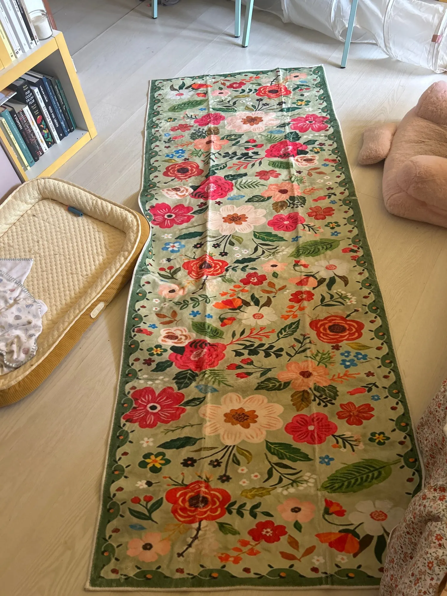 Floral Waterproof Kitchen Mat - Anti-Slip, Machine Washable photo review