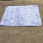 Luxurious Microfiber Pebble Mat for Stylish Home Comfort photo review