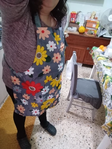 Stylish Waterproof Cotton Canvas Apron for Cooking Enthusiasts photo review