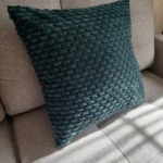 Boho Green Corduroy Pillow Covers for Spring Décor 45 x45 CM photo review