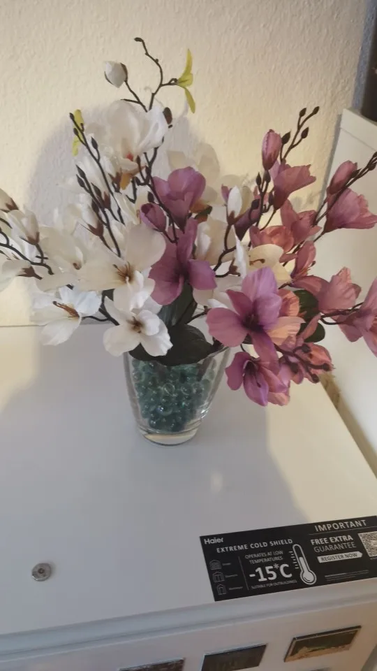 Vibrant 20-Head Artificial Magnolia Bouquet for Timeless Elegance photo review