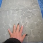 Luxurious Microfiber Pebble Mat for Stylish Home Comfort photo review