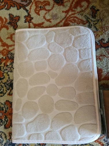 Luxurious Microfiber Pebble Mat for Stylish Home Comfort photo review