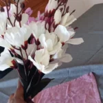 Elegant Magnolia Silk Flower Set - 5 Forks, 20 Heads for Home Decor photo review