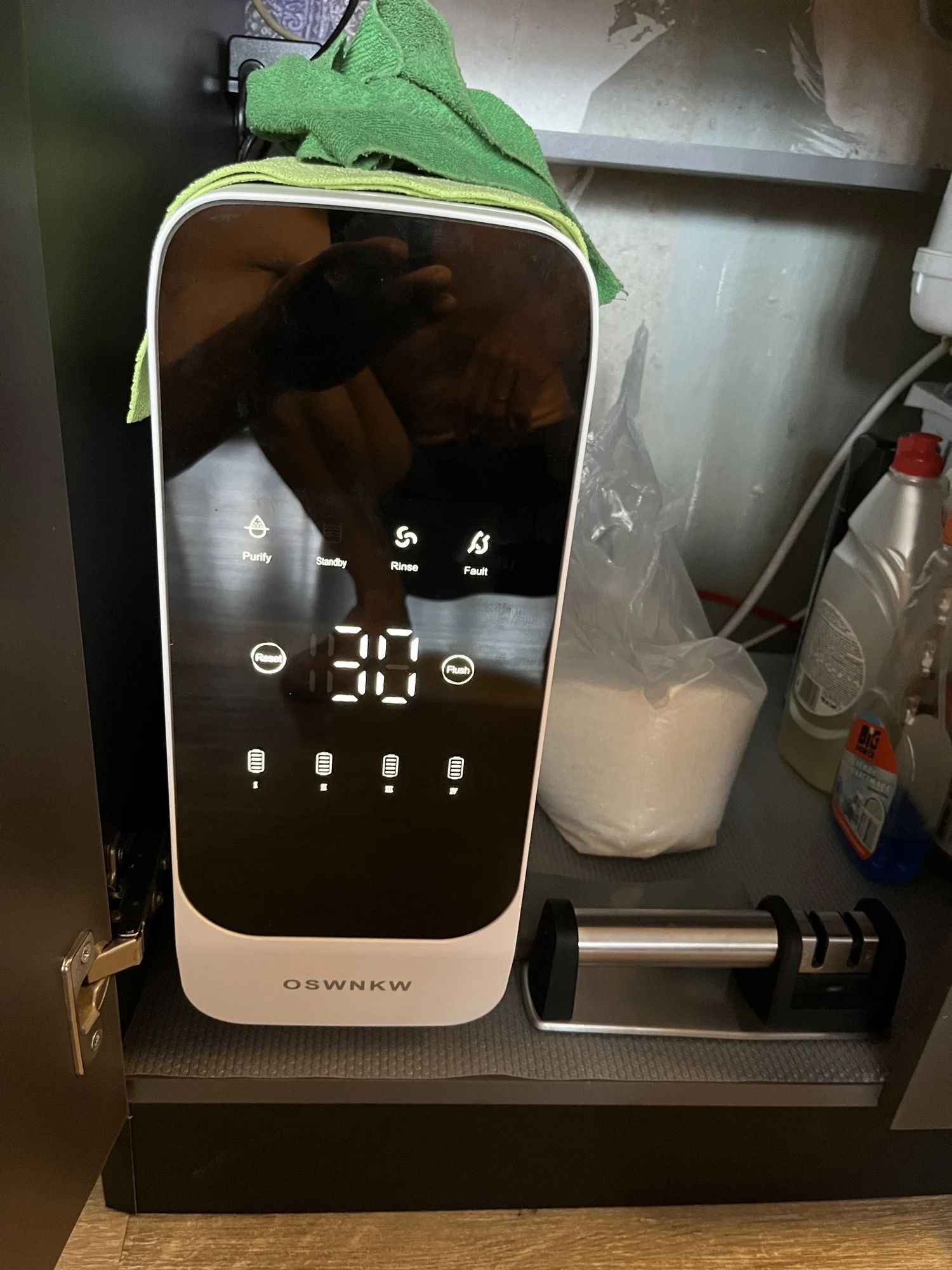 OSWNKW Reverse Osmosis Water Filtration System - 600GPD High Flow, Tankless, Reduced TDS, Compact, 1:2 Drain Ratio, Mineralized photo review