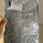 Luxurious Microfiber Pebble Mat for Stylish Home Comfort photo review