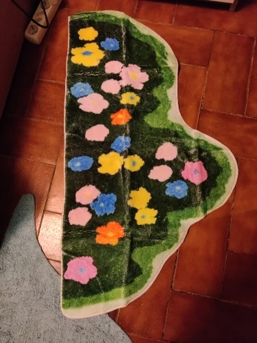 Floral Anti-Slip Carpet by VIKAMA - Soft & Washable Comfort photo review