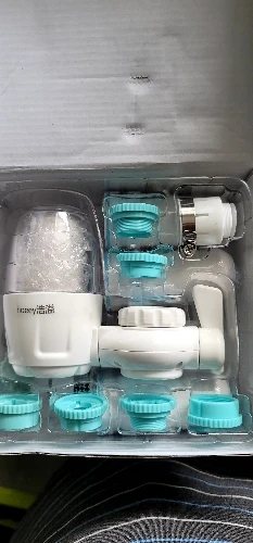 Small Faucet Tap Water Purifier Physical Filtering for Home Kictchen One Filter Element Removable Washable Filter Water Purifier photo review