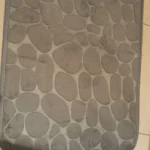 Luxurious Microfiber Pebble Mat for Stylish Home Comfort photo review