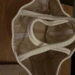 Multifunctional Mommy Bag Cotton Rope Diaper Bag Travel Portable Handbag Multifunctional Baby Products Organizer Basket photo review