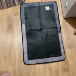 Cozy Non-Slip Flannel Bath Mat – Soft, Absorbent Elegance photo review