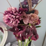 Elegant 5 PCS Calla Lily Faux Flowers for Timeless Decor photo review