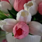 Real Touch Tulip Faux Flower Bouquets - 5 or 10 Pcs for Home Elegance photo review