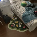 New 2024 Living Room Carpets Plants Flower Bedroom Rugs Soft Hallway Area Floor Pad Mats Doormat Aesthetic Home Art Decorations photo review