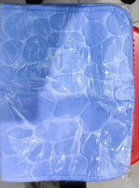 Luxurious Microfiber Pebble Mat for Stylish Home Comfort photo review