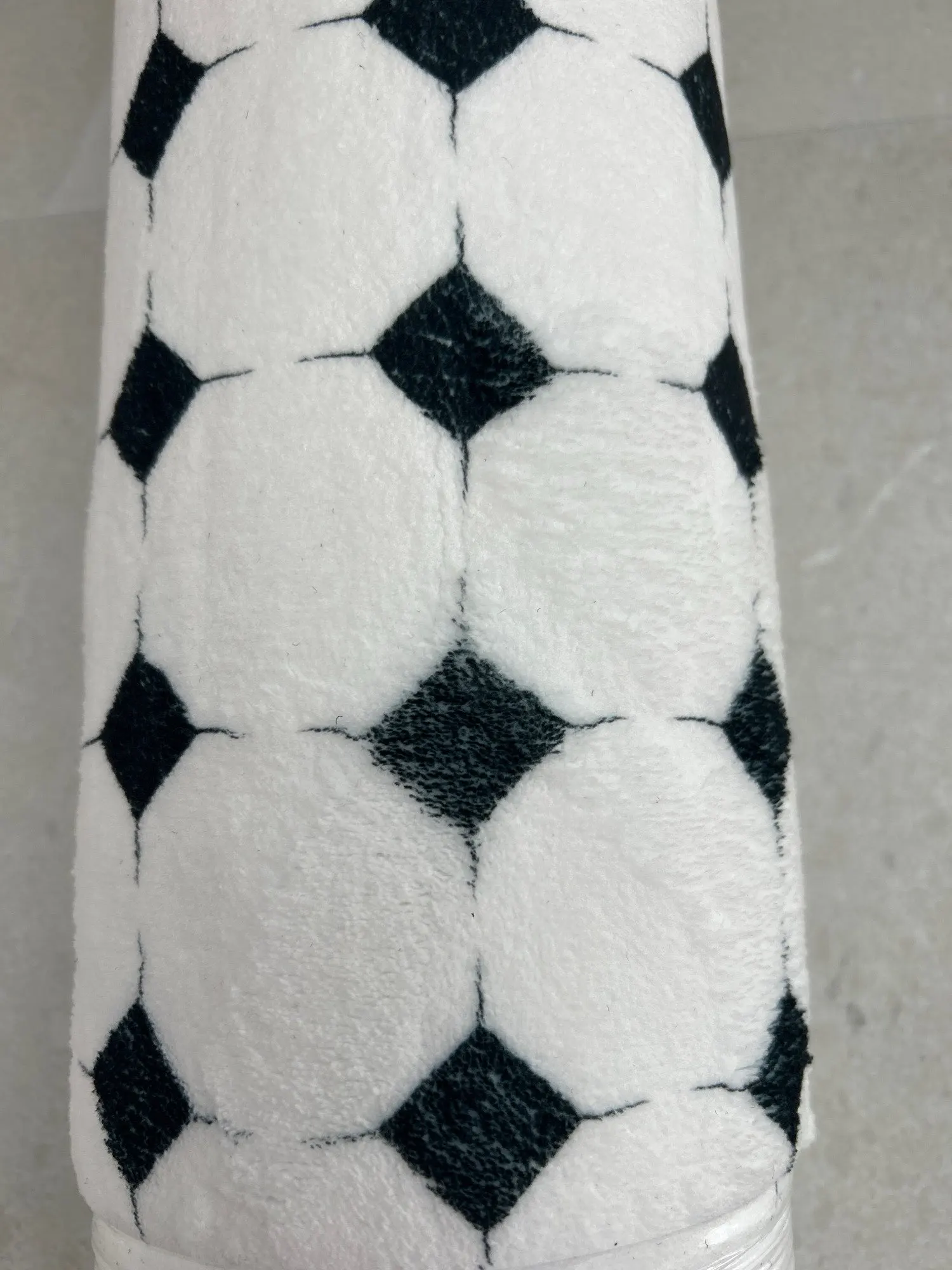 Soft Fluffy Bedside Mat – Minimalist Striped Serene Comfort photo review