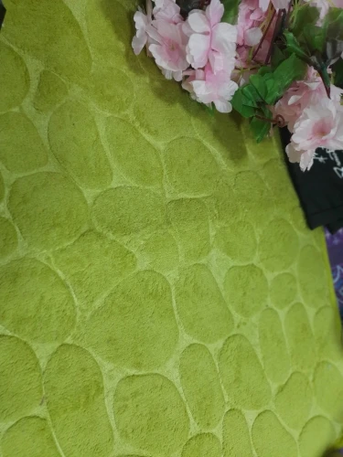 Luxurious Microfiber Pebble Mat for Stylish Home Comfort photo review