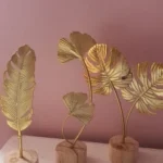 Elegant Nordic Gold Ginkgo Leaf Sculpture for Chic Decor photo review