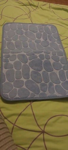Luxurious Microfiber Pebble Mat for Stylish Home Comfort photo review