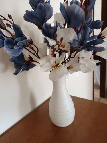 Elegant Magnolia Silk Flower Set - 5 Forks, 20 Heads for Home Decor photo review