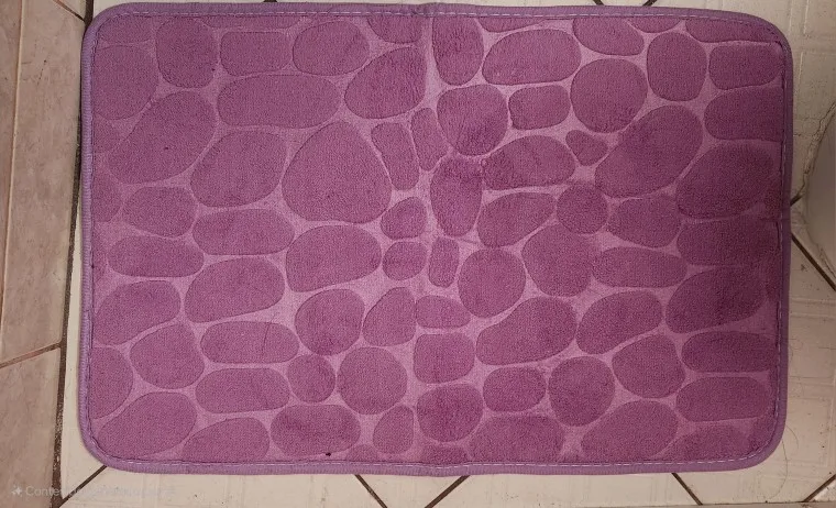 Luxurious Microfiber Pebble Mat for Stylish Home Comfort photo review