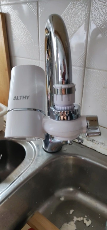 ALTHY Faucet Tap Water Filter Purifier System, Reduces Lead, Chlorine & Bad Taste NSF Certified 320-Gallon Kitchen photo review