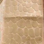 Luxurious Microfiber Pebble Mat for Stylish Home Comfort photo review
