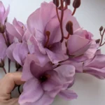 Elegant Magnolia Silk Flower Set - 5 Forks, 20 Heads for Home Decor photo review