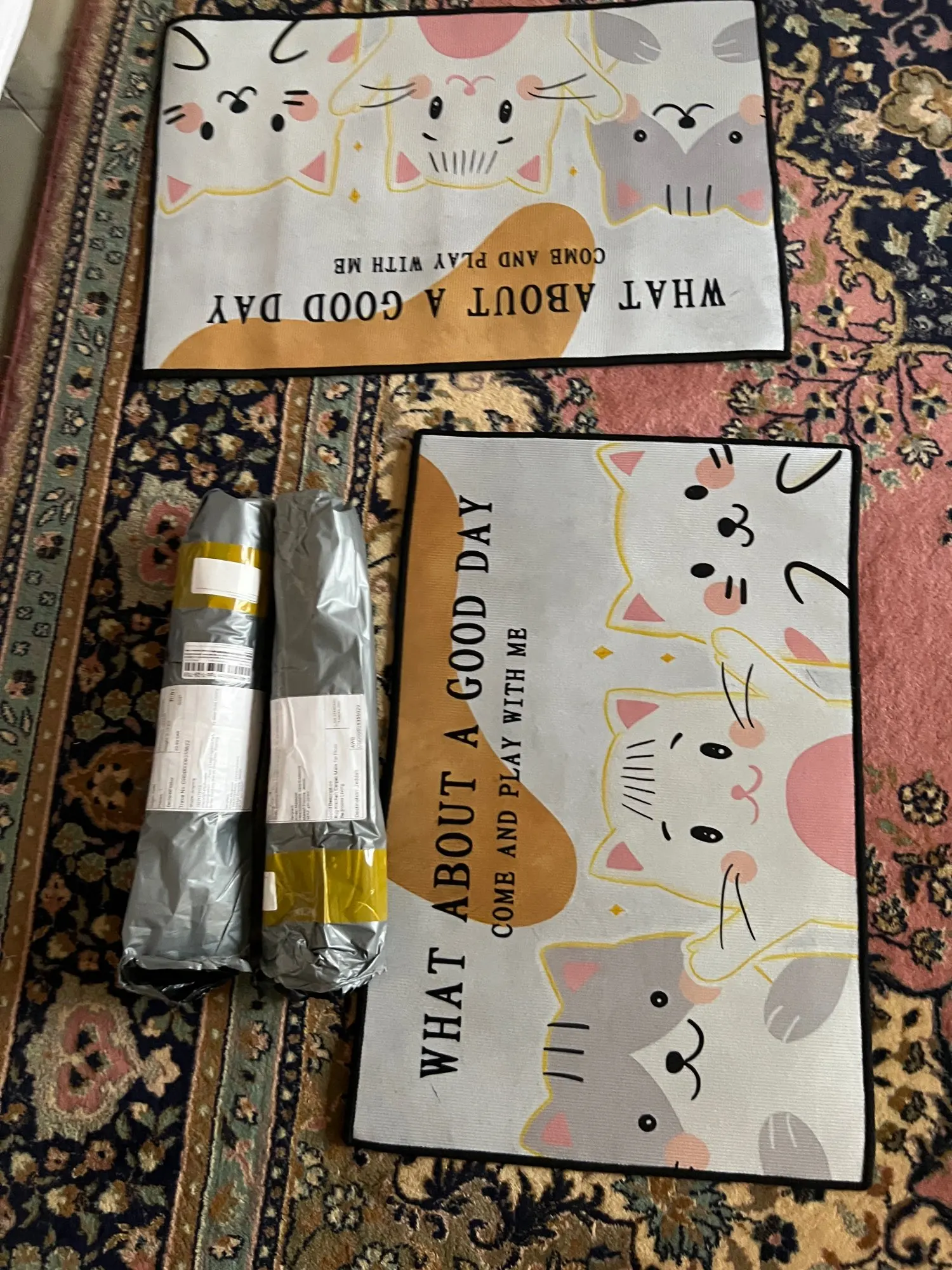 Customizable Cartoon Kitchen Floor Mat - Anti-Slip & Waterproof photo review