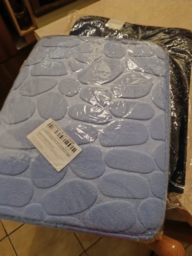 Luxurious Microfiber Pebble Mat for Stylish Home Comfort photo review