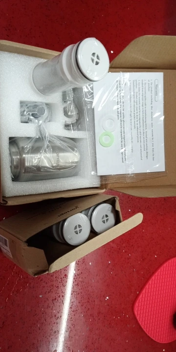 HOMFISH Stainless Steel Faucet Tap Water Filter Purifier System, NSF Certified Reduces Lead, Chlorine & Bad Taste Kitchen photo review