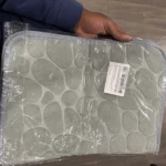 Luxurious Microfiber Pebble Mat for Stylish Home Comfort photo review