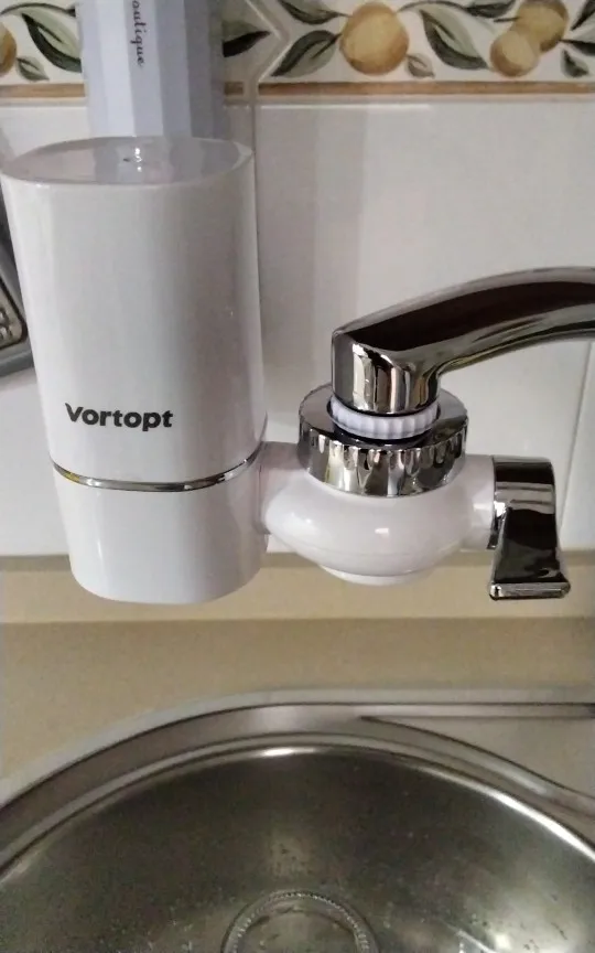 Faucet Tap Water Filter Purifier System, Reduces Lead, Chlorine & Bad Taste NSF Certified 320-Gallon Kitchen photo review