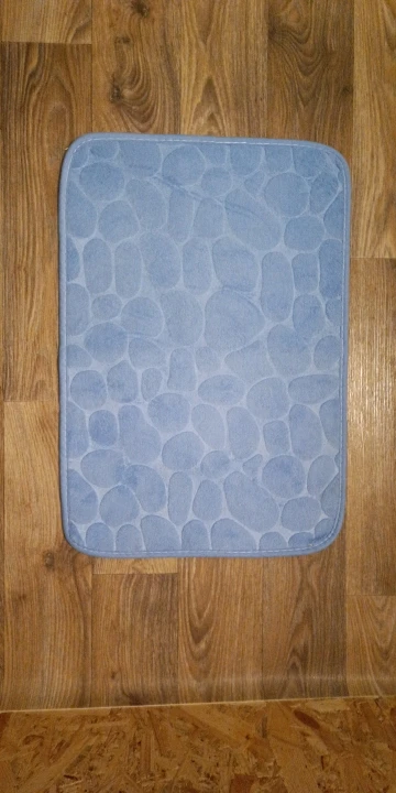 Luxurious Microfiber Pebble Mat for Stylish Home Comfort photo review