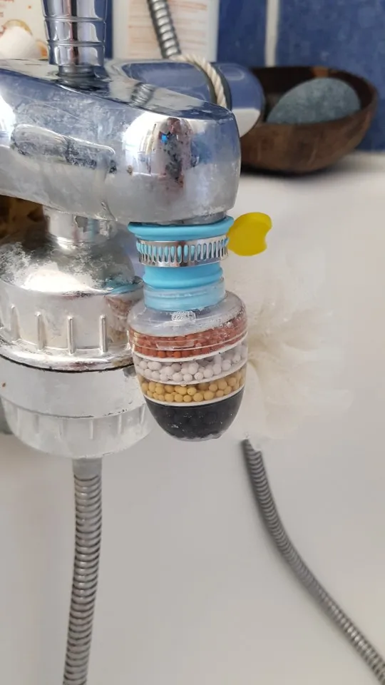 6 Layers Water Filter Tap Purifier Medical Stone Coconut Charcoal Nozzle For Faucet Kitchen Accessories Household Water Filter photo review