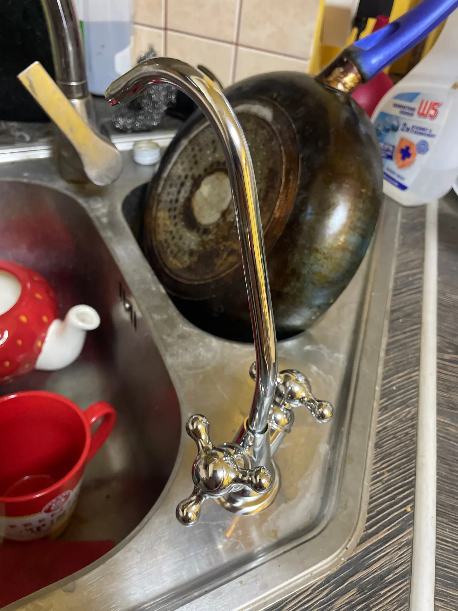 304 Stainless Steel Kitchen Water Faucet Chrome Plated 1/4 Inch Connect Reverse Osmosis Faucet For Drinking Water Purifier photo review