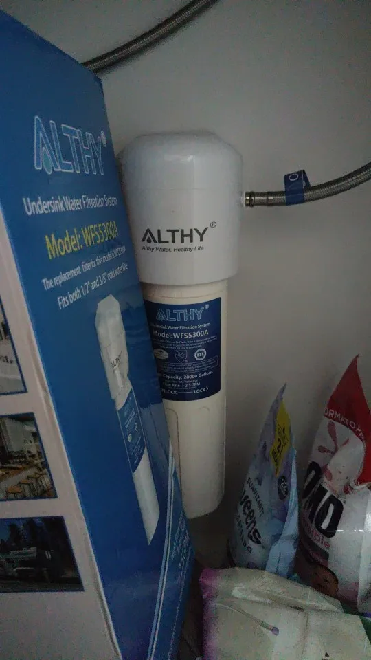 ALTHY Under Sink Drinking Water Filter Purifier -NSF/ANSI Certified Direct Connect Under Counter Drink Water Filtration System photo review