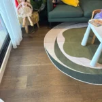 Soft Minimalist Geometric Rug - Modern Polyester Comfort photo review