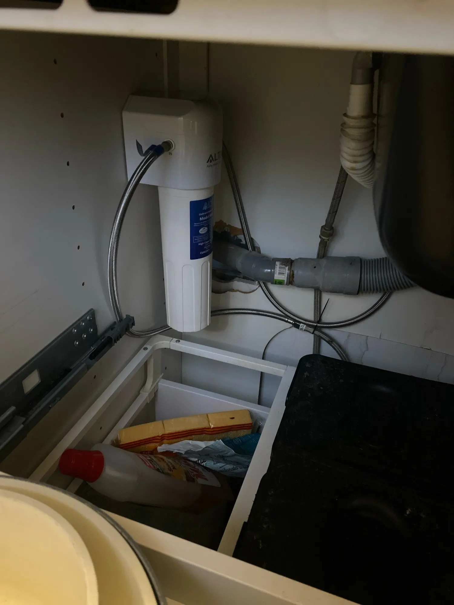 ALTHY Under Sink Drinking Water Filter Purifier -NSF/ANSI Certified Direct Connect Under Counter Drink Water Filtration System photo review