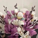 Vibrant 20-Head Artificial Magnolia Bouquet for Timeless Elegance photo review