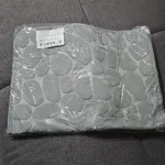 Luxurious Microfiber Pebble Mat for Stylish Home Comfort photo review