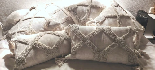 Boho Linen Cushion Cover 45x45cm / 30x50cm – Beige Neutral Tassel Throw Pillow Case for Living Room, Bedroom Decor photo review